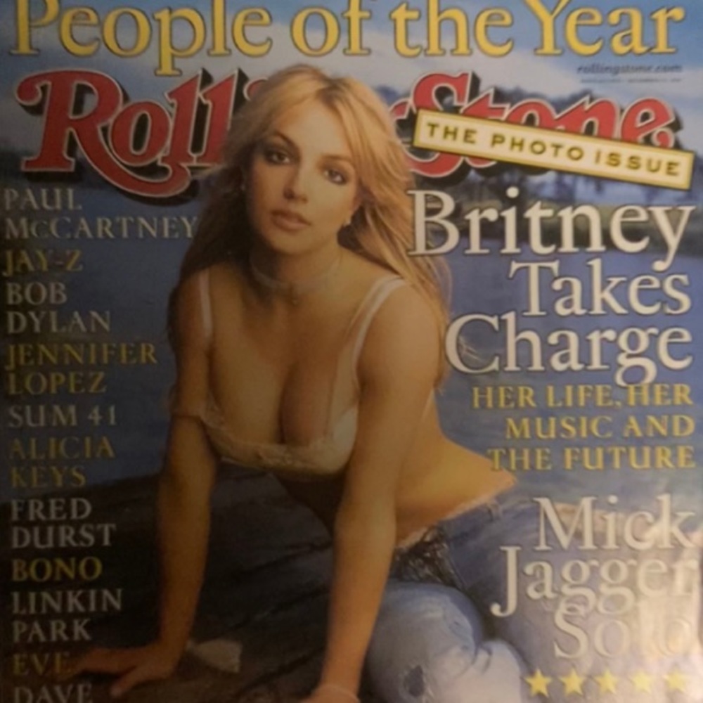 Britney Spears vintage rolling stone magazine